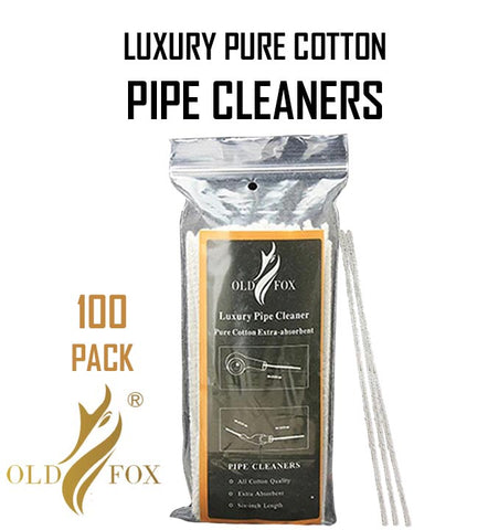 Old Fox Pure Cotton Pipe Cleaners for Vapes - 100 Pack NZ