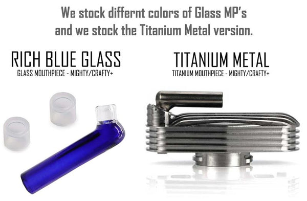 Glass Mouthpiece & Titanium Mouthpiece for Mighty Crafty Vapes NZ