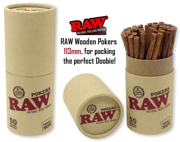 Raw wooden 113mm poker for packing cones NZ