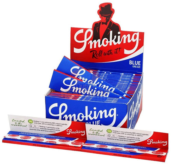 Smoking Blue king size rice rolling papers for Doobies NZ
