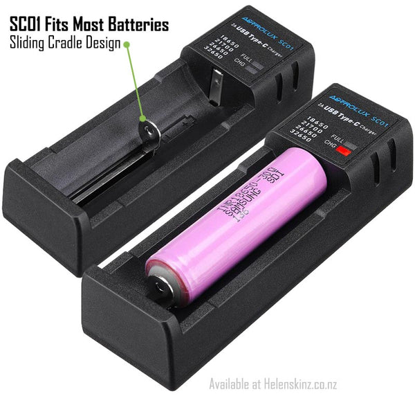 SC01 Fits most Vaporizer Batteries NZ