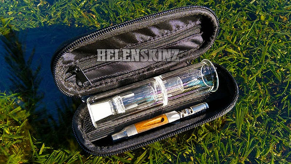 Small Hemp Shield Zipper Case with Water Bubbler NZ