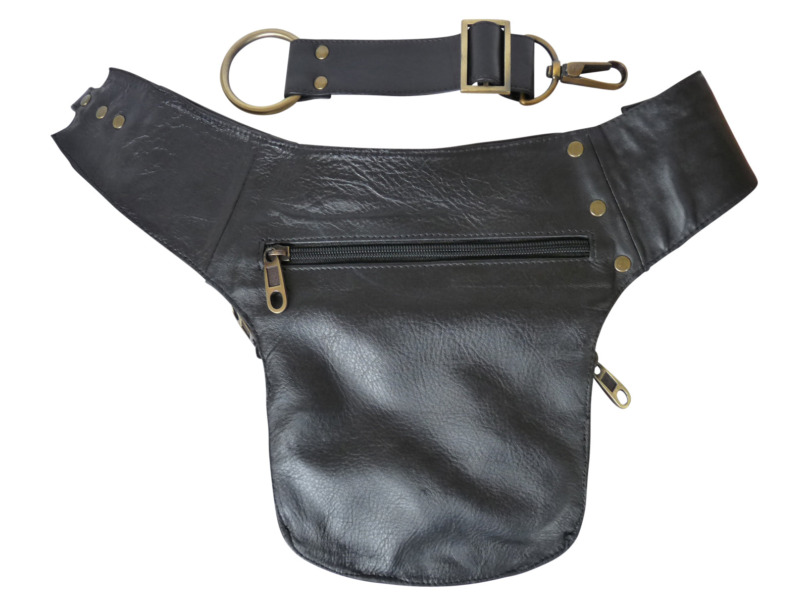 Bikers Leather Studded Belt Gothic BDSM S&M Goth Fetish RL217K - 7Bags