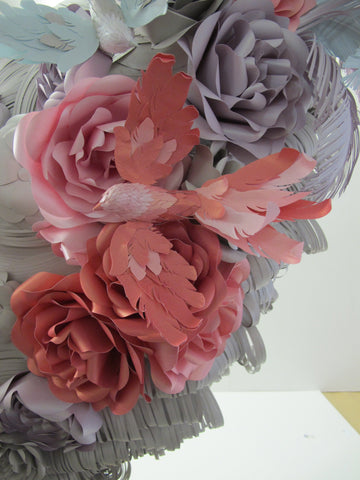 Detail of paper Wig