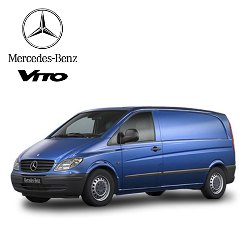 blue mercedes vito