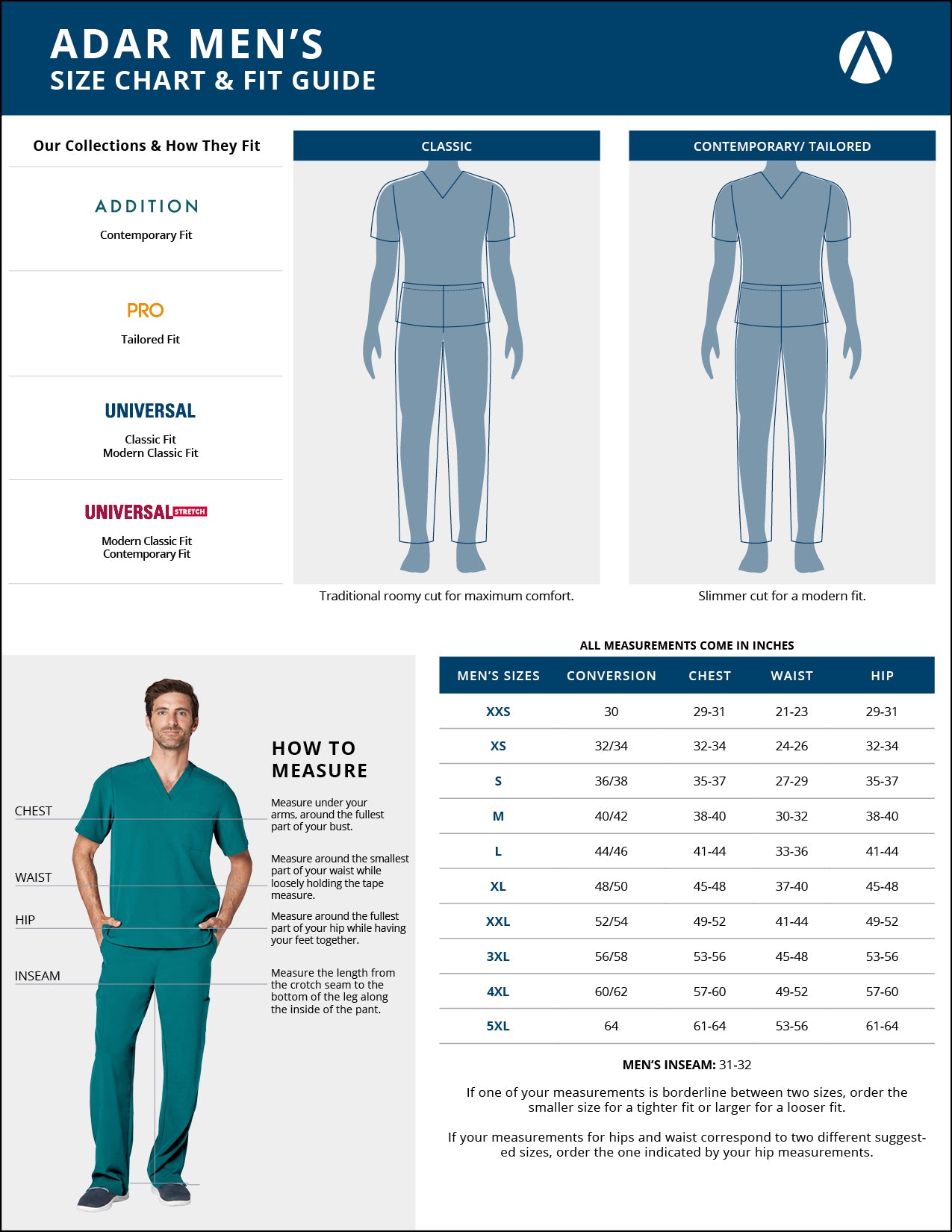 adar-mens-size-chart