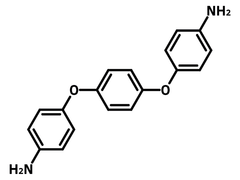 1,4-Bis(4-aminophenoxy)benzene(TPE-Q) chemical structure, CAS 3491-12-1