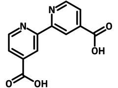 2,2′-Bipyridine-4,4′-dicarboxylic acid (dcbpy) chemical structure, 6813-38-3