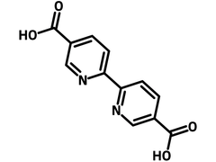 2,2′-Bipyridine-5,5′-dicarboxylic acid chemical structure, 1802-30-8