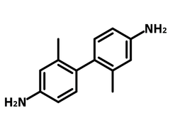 2,2'-Dimethyl[1,1'-biphenyl]-4,4'-diamine chemical structure, CAS 84-67-3