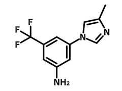 3-(4-Methyl-1H-imidazol-1-yl)-5-(trifluoromethyl)aniline CAS 641571-11-1