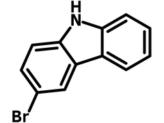 3-Bromo-9H-carbazole chemical structure, 1592-95-6