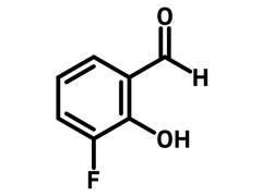 3-Fluoro-2-hydroxybenzaldehyde chemical structure, CAS 394-50-3