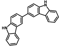 3,3'-Bicarbazole chemical structure, CAS 1984-49-2