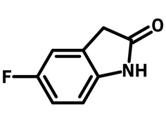 5-Fluorooxindole chemical structure, CAS 56341-41-4