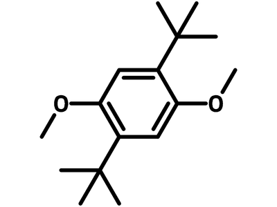 1,4-Di-tert-butyl-2,5-dimethoxybenzene, DDB, CAS 7323-63-9 chemical structure