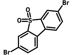 3,7-Dibromodibenzothiophene 5,5-dioxide chemical structure, CAS 83834-12-2