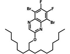 5,8-Dibromo-6,7-difluoro-2-((2-hexyldecyl)oxy)quinoxaline, hdoqx-dbrdf, 2269476-12-0