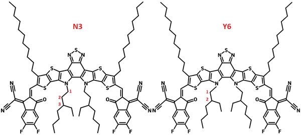 difference between N3 and Y6 in structure