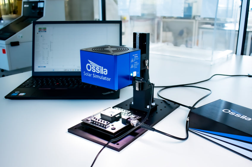 Ossila Solar Simulator I-V Test System ready to use