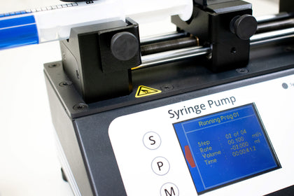 Single syringe pump programming