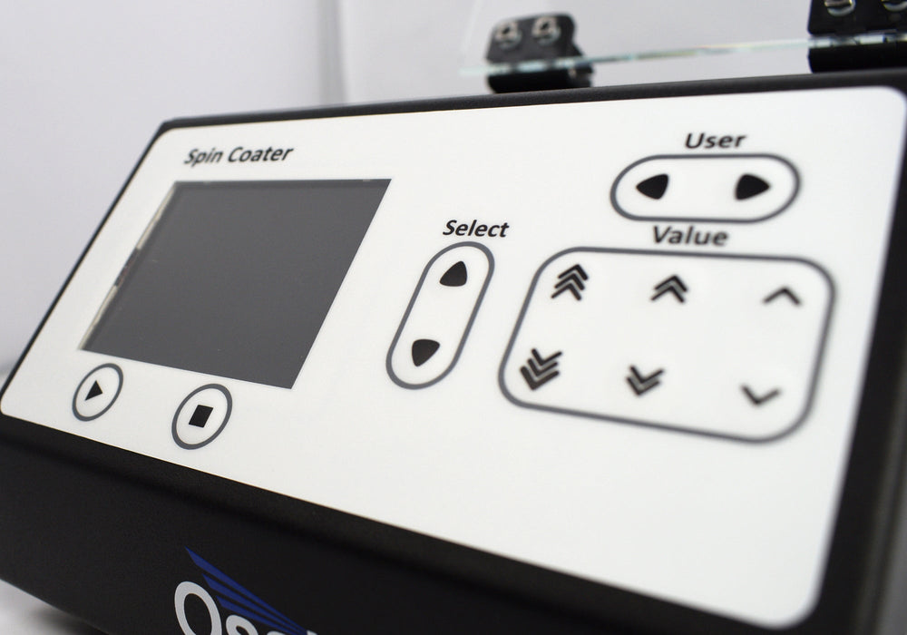 Ossila Spin Coater digital control system display