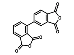 2,3,3',4'-Biphenyltetracarboxylic dianhydride (a-BPDA) chemical structure, CAS 36978-41-3.