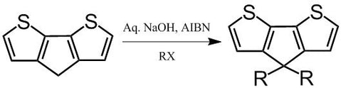 synthesis of 4,4'-alkyl-cyclopenta[2,1-b:3,4-b′]dithiophene