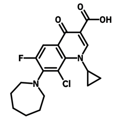 Besifloxacin chemical structure