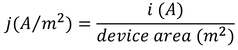 current density equation