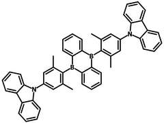 czdba - 2171334-43-1 - 5,10-Bis(4-(9H-carbazol-9-yl)-2,6-dimethylphenyl)-5,10-dihydroboranthrene chemical structure