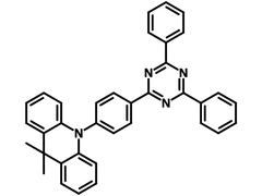 chemical structure of dmac-trz, cas 1628752-98-6