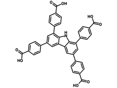 2097131-99-0 - 4,4',4'',4'''-(9H-Carbazole-1,3,6,8-tetrayl)tetrabenzoic acid chemical structure