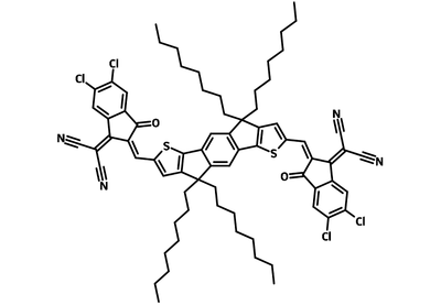 Chemical structure of IDIC-4Cl