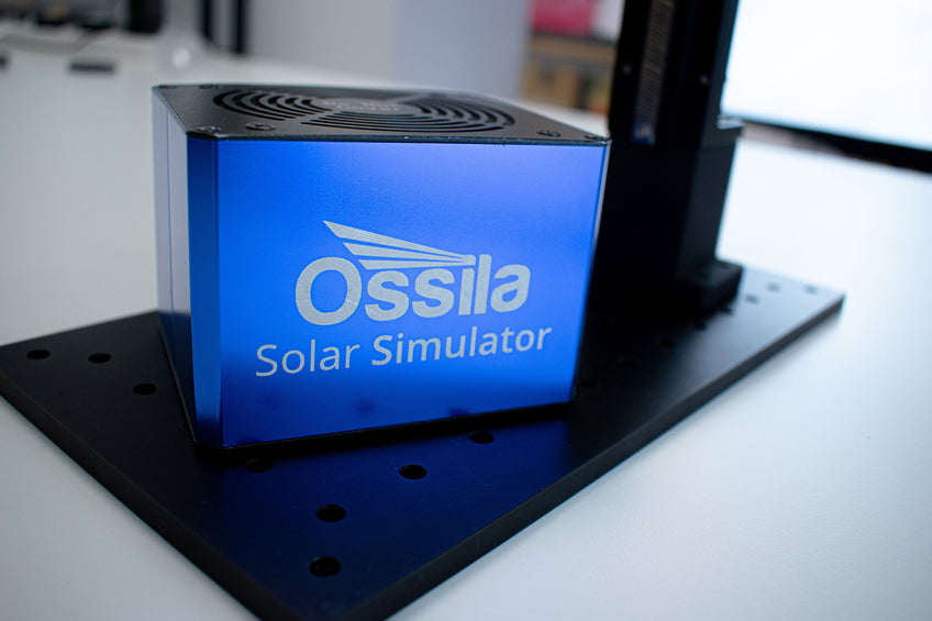 Ossila Solar Simulator Light source has a small lab footprint