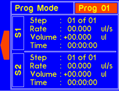 Program mode - custom program 1