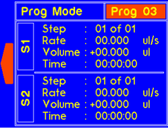 Program mode - custom program 3