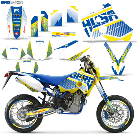 Husaberg FE / FS 390-450-570 2009-2012 Motocross Graphic Kit Race