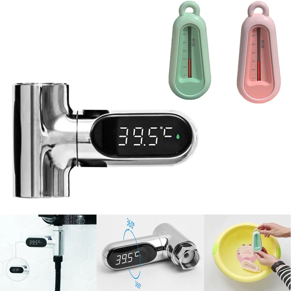 LED Thermometer for bath time