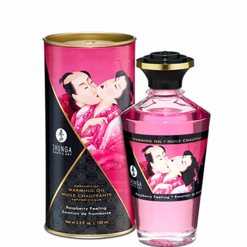 the Warm günstig Kaufen-Shunga - Aphrodisiac Warming Oil Raspberry Feeling 100 ml. Shunga - Aphrodisiac Warming Oil Raspberry Feeling 100 ml <![CDATA[A delicious edible warming oil created especially to excite erogenous zones. Activate by the warm breath of soft intimate kisses.