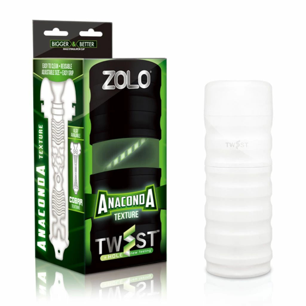 ana The günstig Kaufen-Zolo - Twist Anaconda Masturbator. Zolo - Twist Anaconda Masturbator <![CDATA[The Zolo Twist is the ultimate male masturbator that enhances solo play by adding sensation and intensity. The Zolo Twist gives you the option of two unique textures that each d
