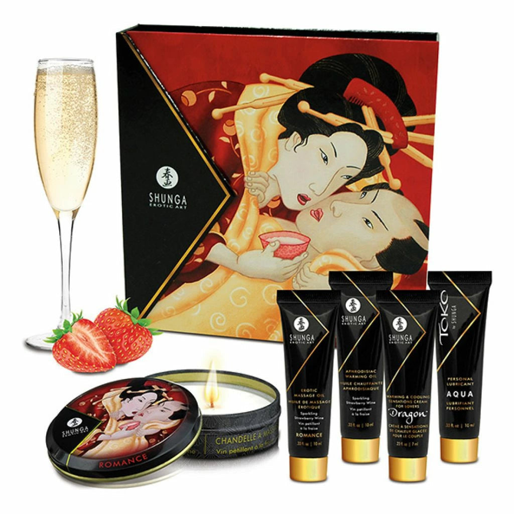 The of günstig Kaufen-Shunga - Geishas Secret Kit Sparkling Strawberry Wine. Shunga - Geishas Secret Kit Sparkling Strawberry Wine <![CDATA[A collection of miniatures perfect for your sexy getaways. Discover the hottest secrets to spicing up your intimacy. Includes 5 products: