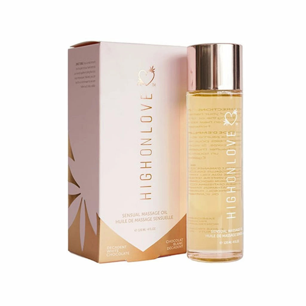 THE LOVE günstig Kaufen-HighOnLove - Massage Oil Decadent White Chocolate 120 ml. HighOnLove - Massage Oil Decadent White Chocolate 120 ml <![CDATA[Revolutionizing the future of foreplay, this delectable blend of selected all natural oils with premium quality hemp seed oil nouri