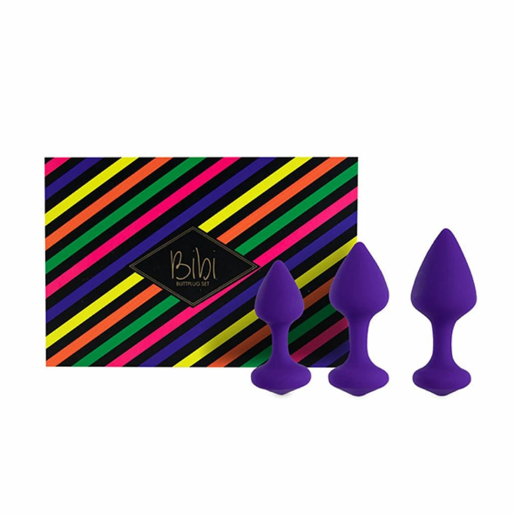 Set PU günstig Kaufen-FeelzToys - Bibi Purple. FeelzToys - Bibi Purple <![CDATA[The Feelztoys Bibi butt plug set is perfect as an introduction to anal sex toys, for extra stimulation during sex or for use in preparation of anal sex. The plugs are soft and flexible, which makes