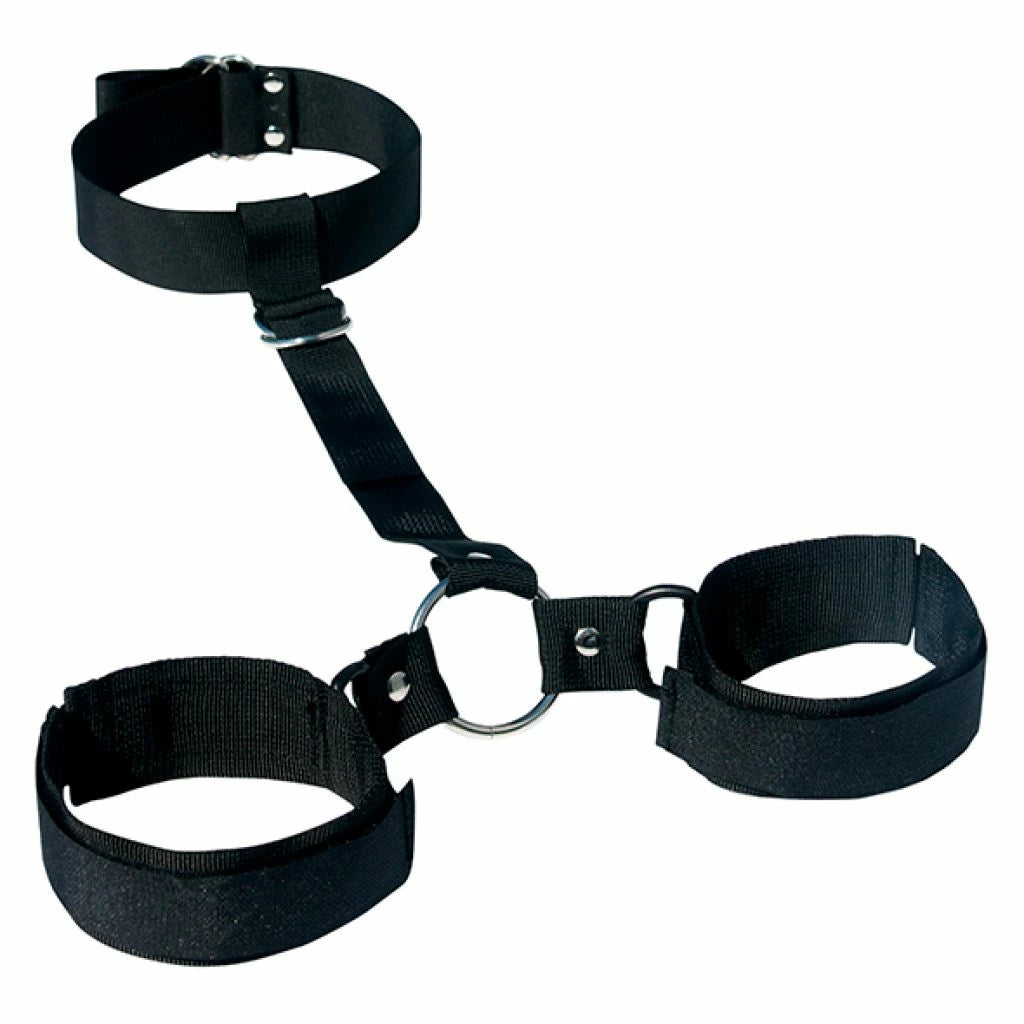 Strap On günstig Kaufen-S&M - Shadow Neck & Wrist Restraint. S&M - Shadow Neck & Wrist Restraint <![CDATA[Test your flexibility with the adjustable connection strap. New to bondage, than this beginner neck and wrist restraint is the perfect jumping off point. Str