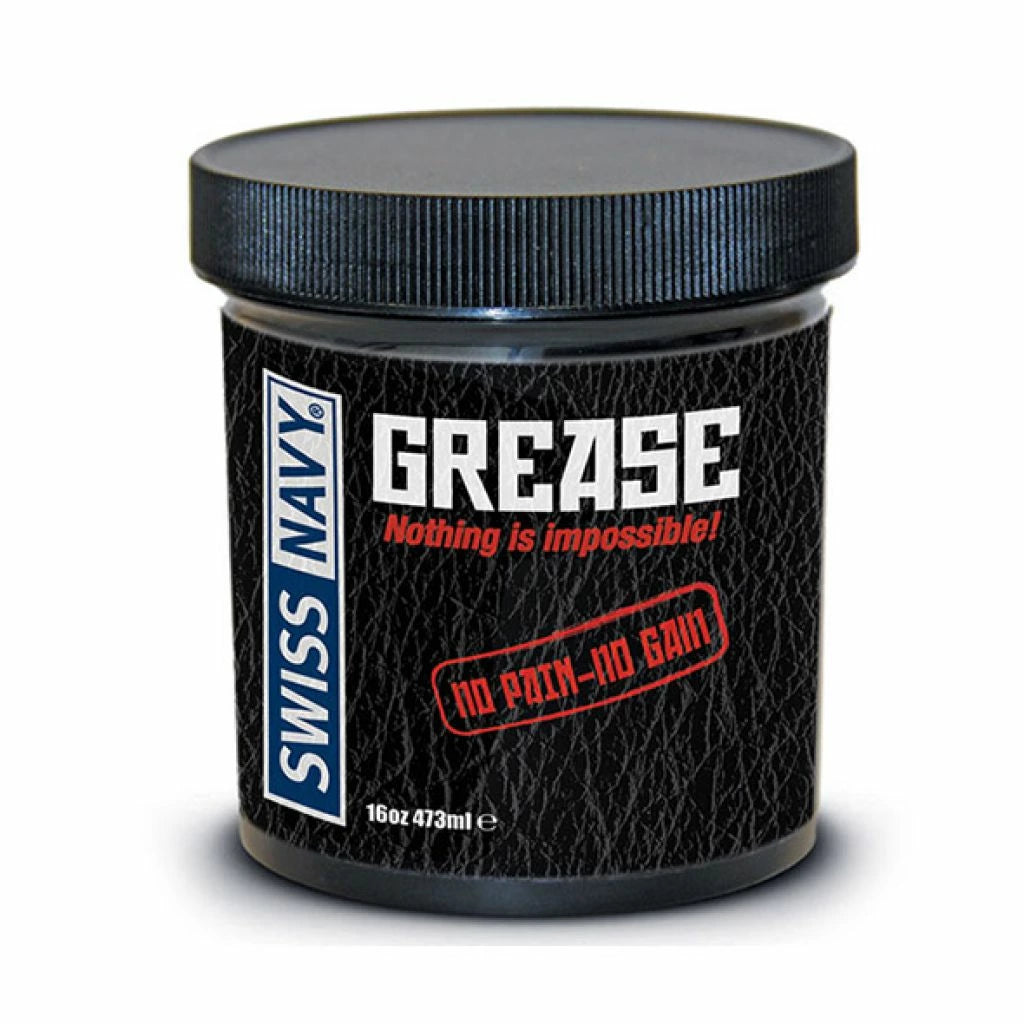 Put n günstig Kaufen-Swiss Navy - Grease 473 ml. Swiss Navy - Grease 473 ml <![CDATA[Nothing is impossible! No pain no gain. Our new advanced premium lubricant. Swiss Navy Grease is a rich slippery thick oil-based formula that stays where you put it. When using Grease, stretc