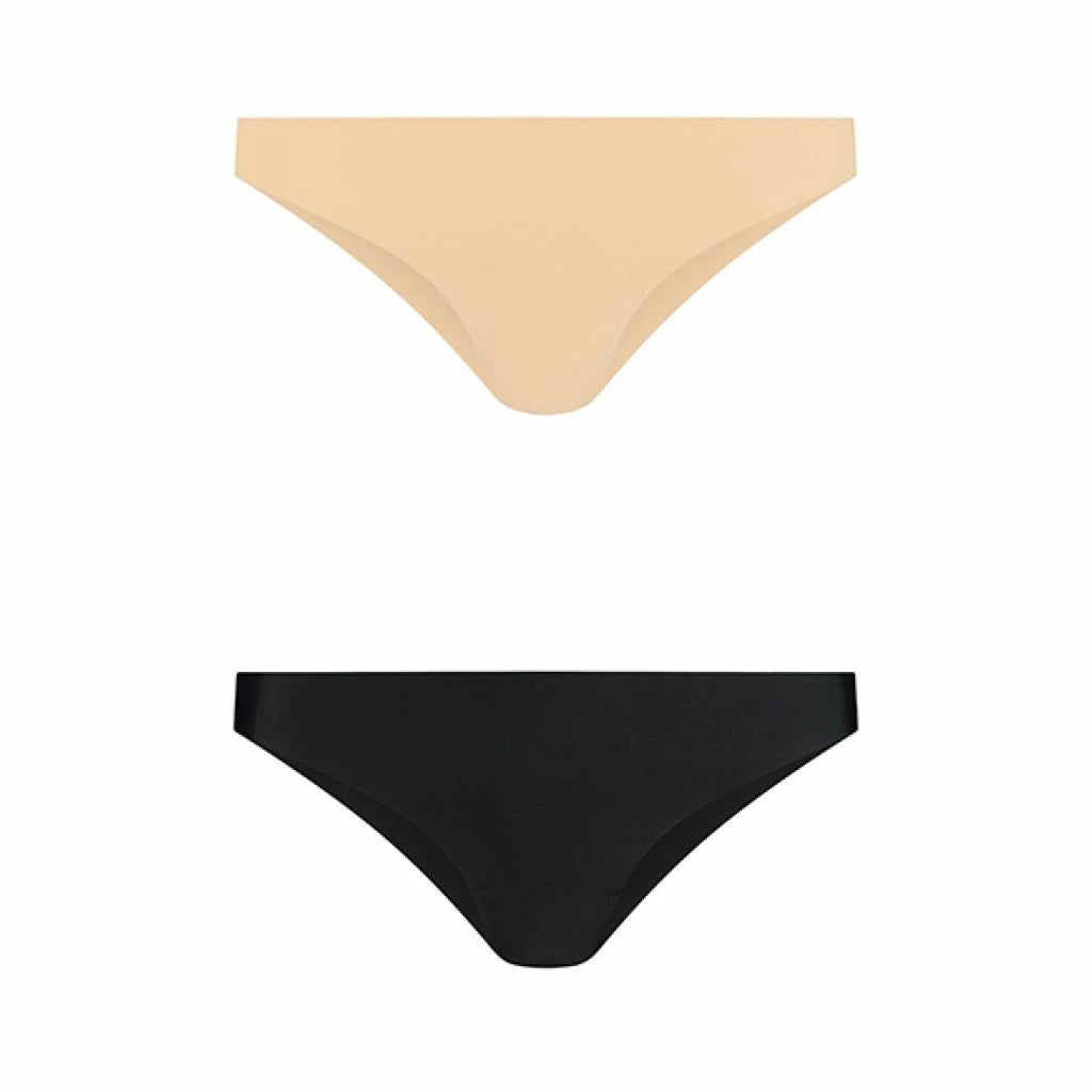 Wash günstig Kaufen-Bye Bra - Invisible Brazilian Nude + Black M. Bye Bra - Invisible Brazilian Nude + Black M <![CDATA[- Invisible - Lightweight and soft fabric - Stitching and seam-free - 100% cotton gusset - 2 pack - Beige and Black 88% Polyamide, 12% Elastane Wash at or 
