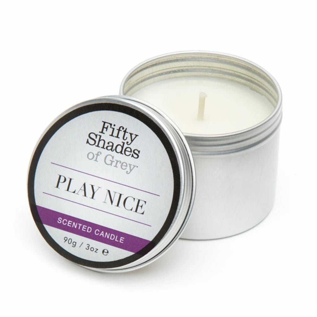 and the günstig Kaufen-Fifty Shades of Grey - Play Nice Vanilla Candle 90g. Fifty Shades of Grey - Play Nice Vanilla Candle 90g <![CDATA[Give your boudoir some ambience with this sweet-smelling candle. Inspired by the kinky shenanigans of the Fifty Shades of Grey books, it's su