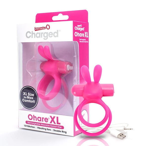 You Are günstig Kaufen-The Screaming O - Charged Ohare XL Pink. The Screaming O - Charged Ohare XL Pink <![CDATA[The Charged Ohare XL is the newer, larger version of the Screaming O bestseller, Charged Ohare. Transform your partner into your favorite rabbit vibe with this uniqu