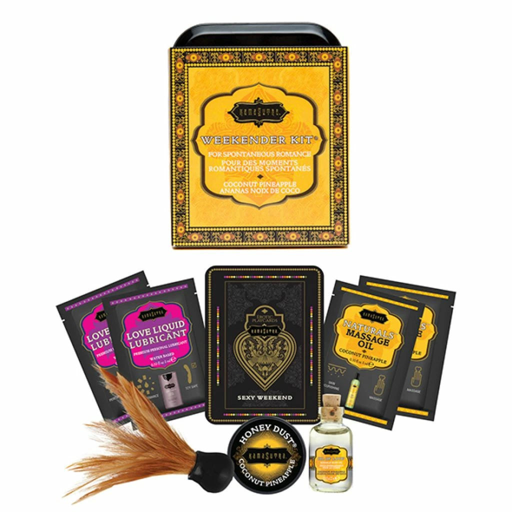 Petite günstig Kaufen-Kama Sutra - The Weekender Tin Can Coconut Pineapple. Kama Sutra - The Weekender Tin Can Coconut Pineapple <![CDATA[Always be ready for love. The all new Weekender Kit is here! Be ready for spontaneous romance with these petite sensual Kama Sutra luxuries